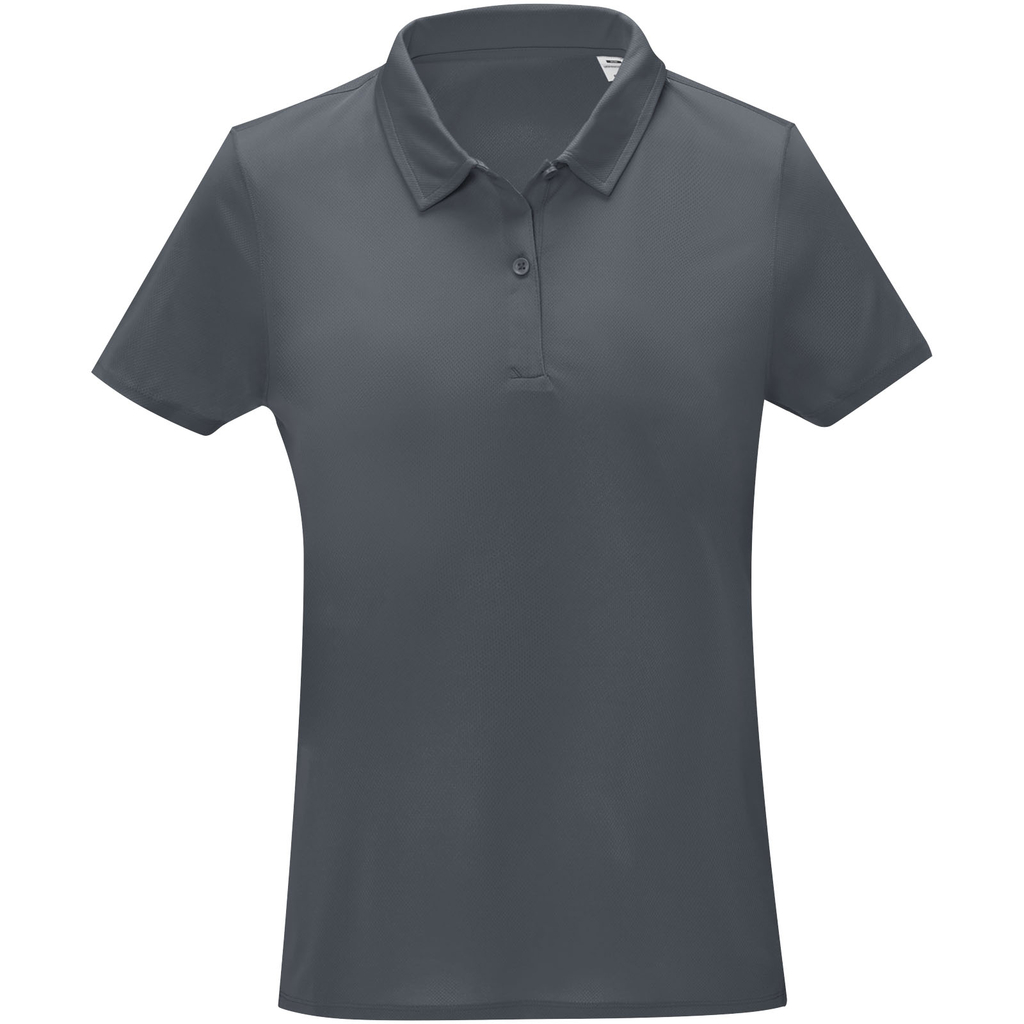 Жіноча cool fit футболка поло з короткими рукавами Deimos, колір сірий  розмір XS - 39095820- Фото №3