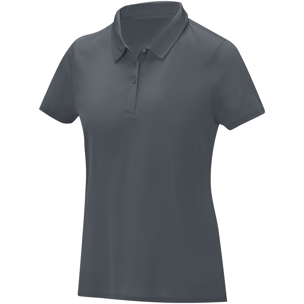Женская cool fit  футболка поло с короткими рукавами Deimos, цвет серый  размер XXL - 39095825- Фото №1