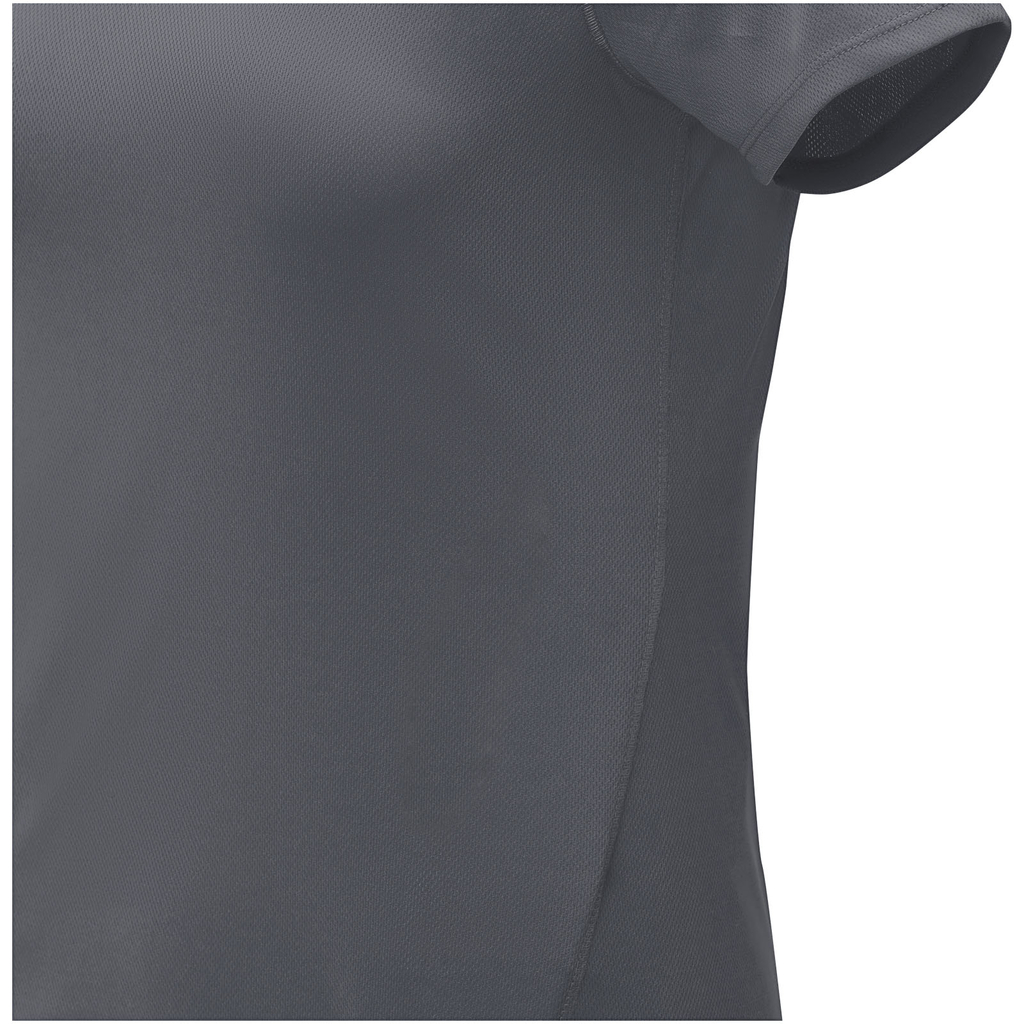 Женская cool fit  футболка поло с короткими рукавами Deimos, цвет серый  размер 4XL - 39095827- Фото №6