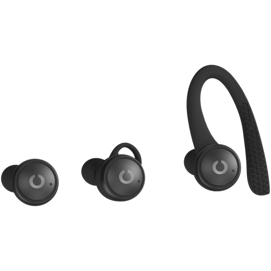 Prixton TWS160S sport Bluetooth® 5.0 спортивні навушники, колір суцільний чорний - 2PA06790- Фото №4