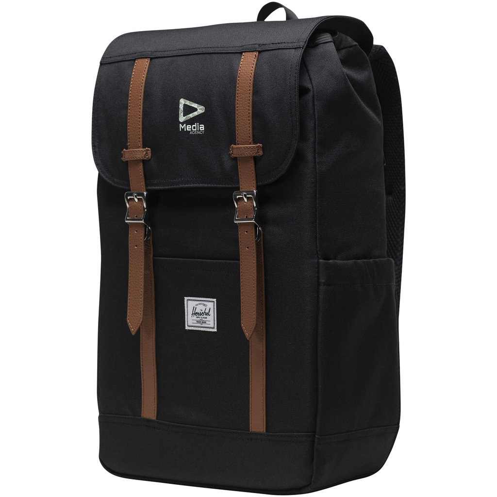 Рюкзак для ноутбука Herschel Retreat™ із переробленого матеріалу, 23 л, колір чорний - 12069190- Фото №2