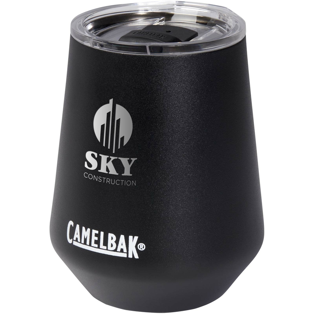 CamelBak® Horizon 350 мл стакан для вина с вакуумной изоляцией, цвет черный - 10075090- Фото №3