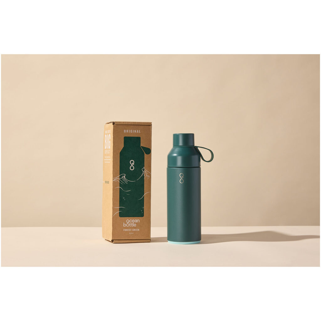 Пляшка для води Ocean Bottle об'ємом 500 мл із вакуумною ізоляцією зелений - 10075164- Фото №3