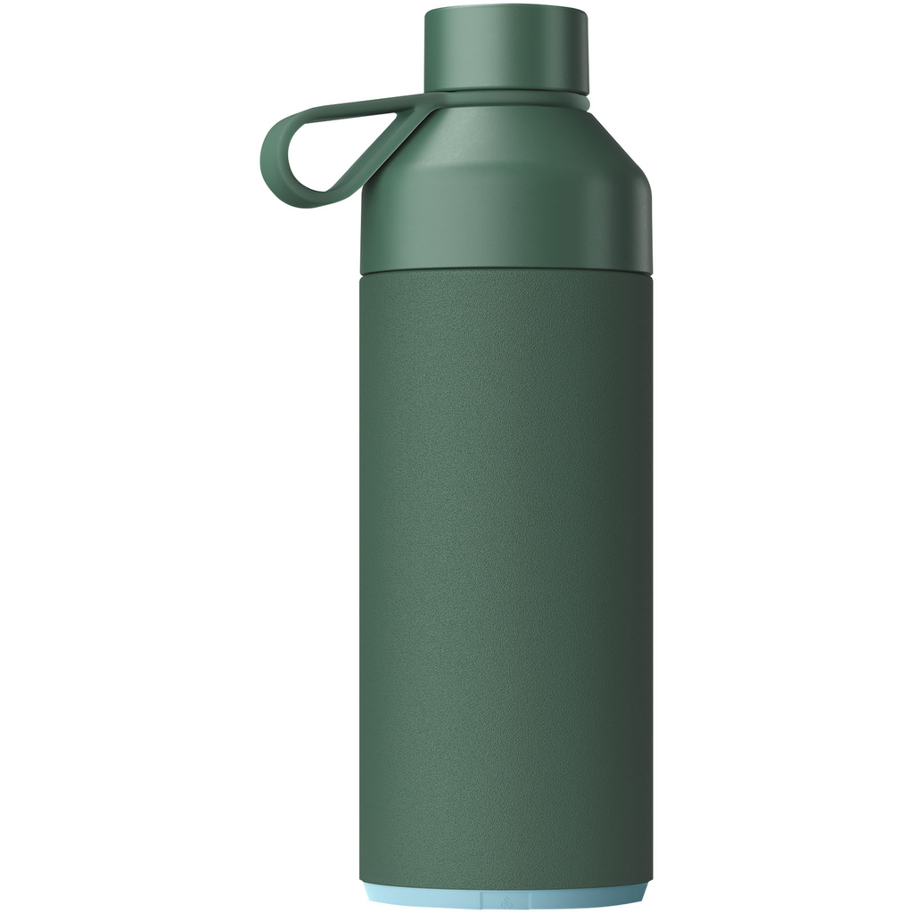 Пляшка для води Big Ocean Bottle 1000 мл з вакуумною ізоляцією, колір зелений - 10075364- Фото №4
