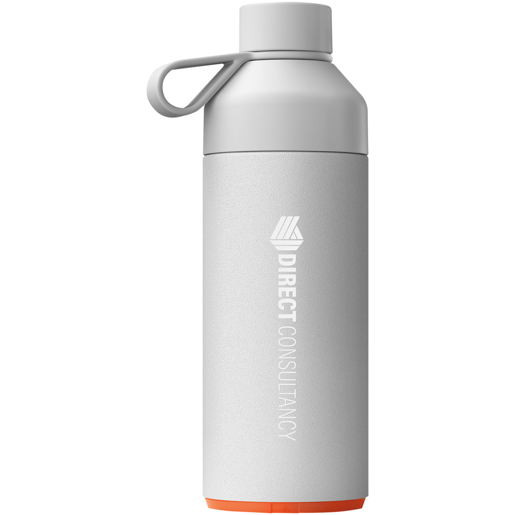 Бутылка для воды Big Ocean Bottle 1000 мл с вакуумной изоляцией, цвет серый - 10075391- Фото №2