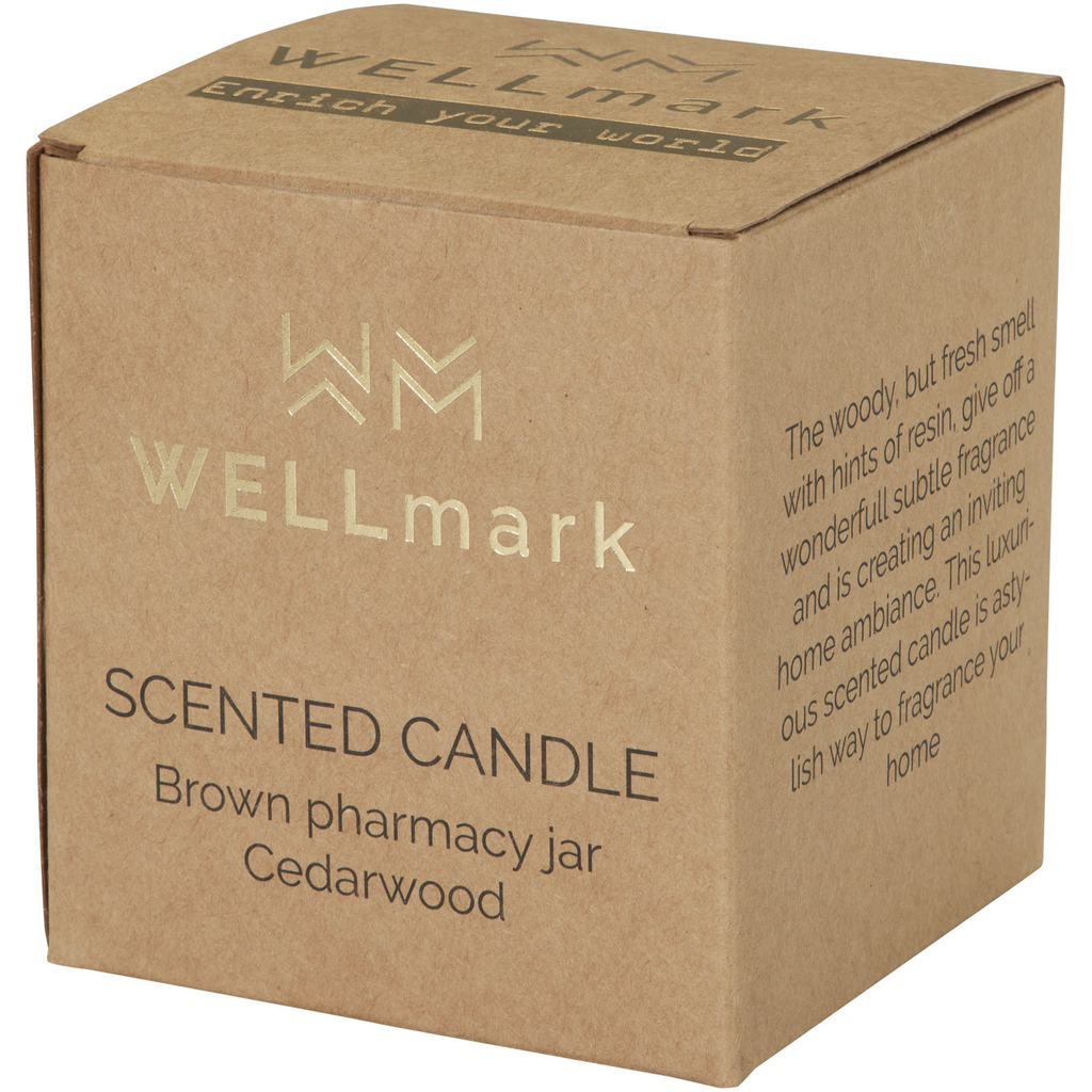 Ароматическая свеча Wellmark Let's Get Cozy 650 г - аромат кедрового дерева, цвет янтарный - 11324011- Фото №3