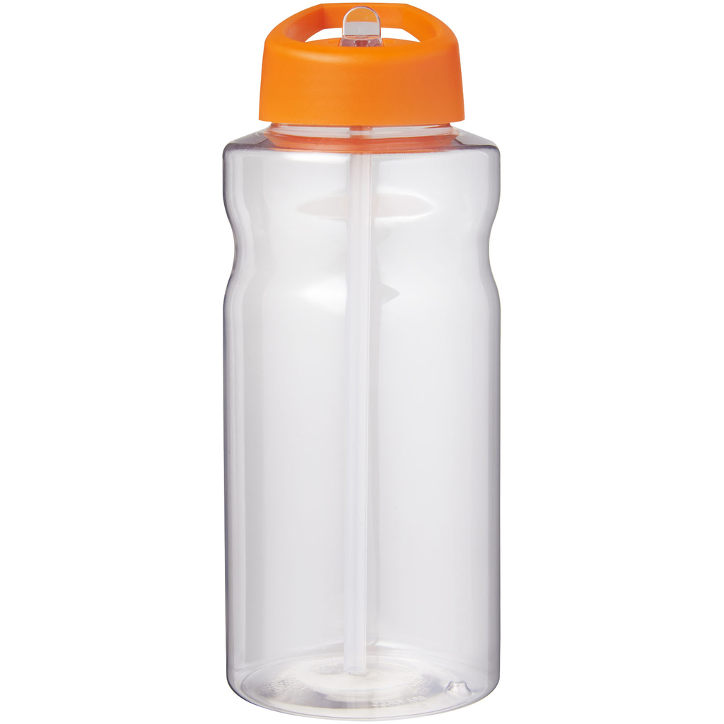 Спортивная бутылка H2O Active® Big Base емкостью 1 литр с крышкой с носиком, цвет оранжевый - 21017631- Фото №3
