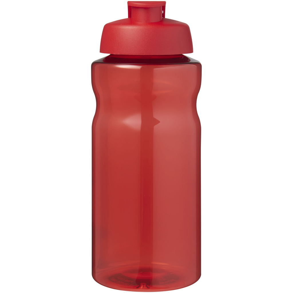 H2O Active® Eco Big Base спортивная бутылка с откидной крышкой объемом 1 литр, цвет красный - 21017821- Фото №3