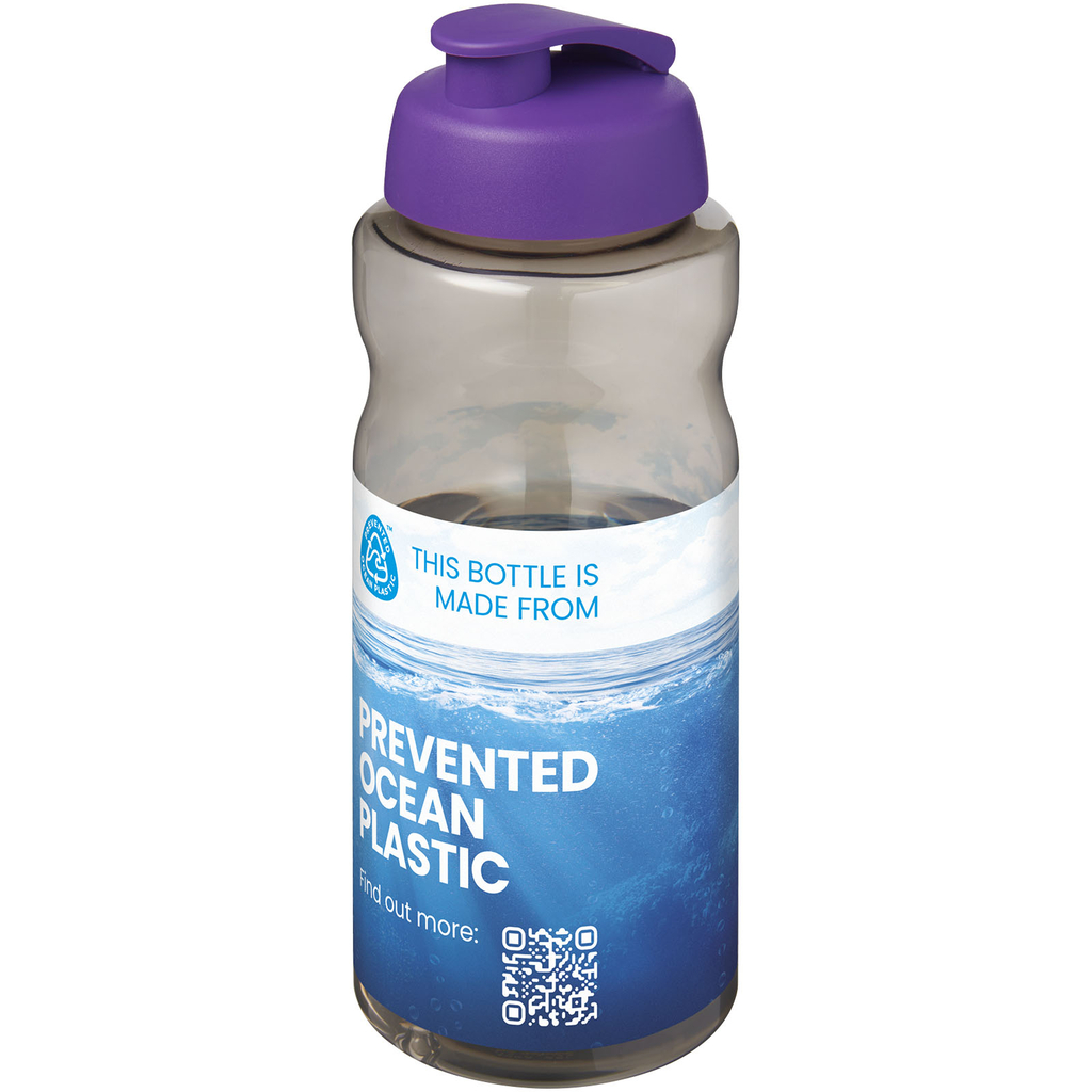 H2O Active® Eco Big Base 1 літрова спортивна пляшка, колір пурпурний - 21017891- Фото №2