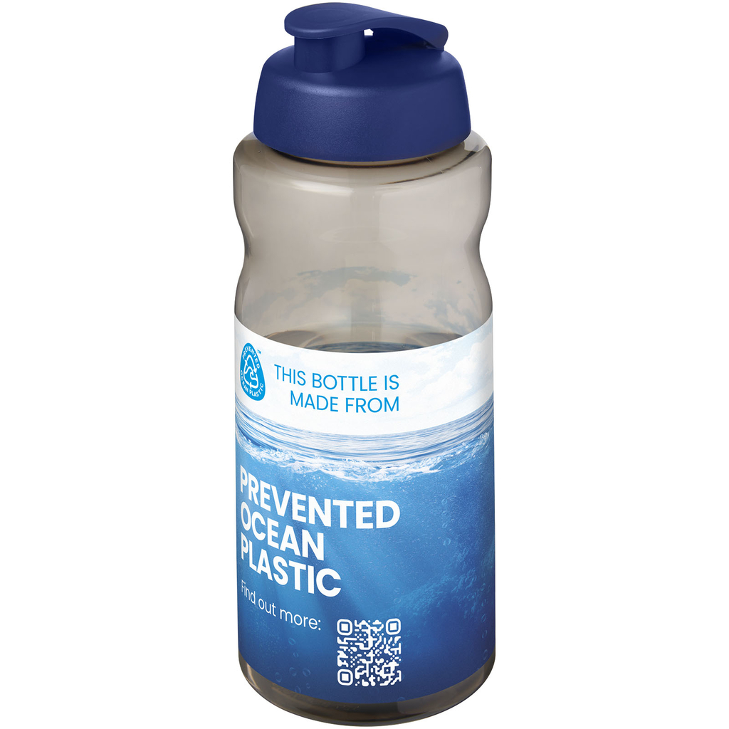 H2O Active® Eco Big Base 1 літрова спортивна пляшка, колір синій - 21017894- Фото №2