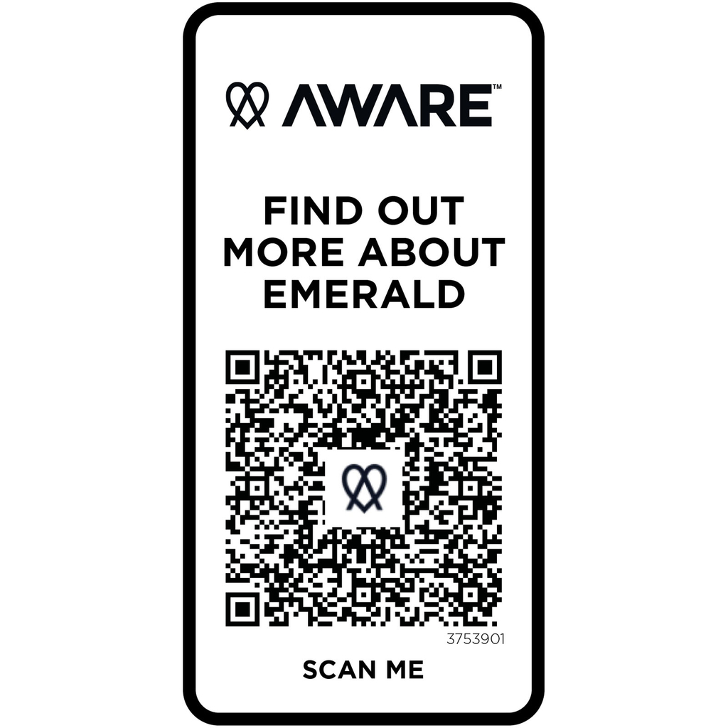 Сорочка-поло Aware™ унісекс з короткими рукавами із переробленого матеріалу, колір білий  розмір XS - 37539010- Фото №6