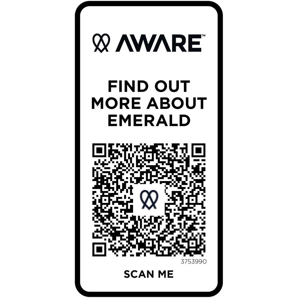 Сорочка-поло Aware™ унісекс з короткими рукавами із переробленого матеріалу, колір чорний  розмір XS - 37539900- Фото №6