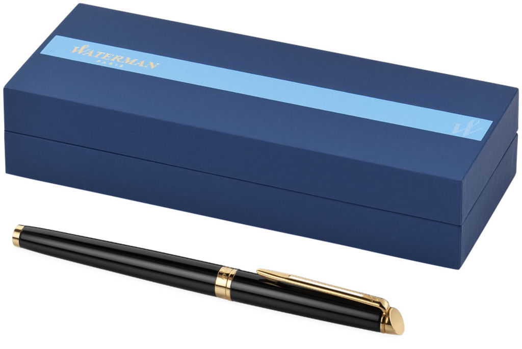 Чорнильна ручка Hémisphère, колір суцільний чорний, золотий