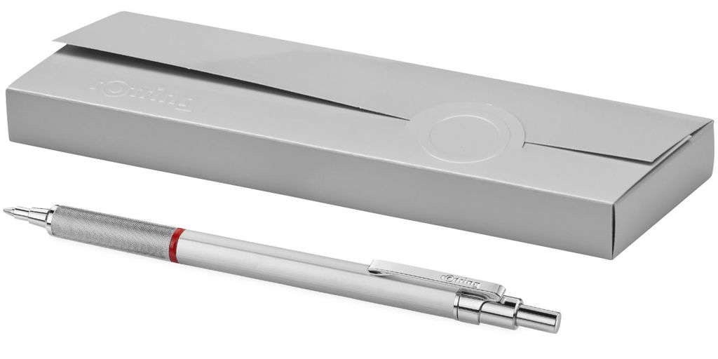 Шариковая ручка Rapid Pro, цвет серебряный