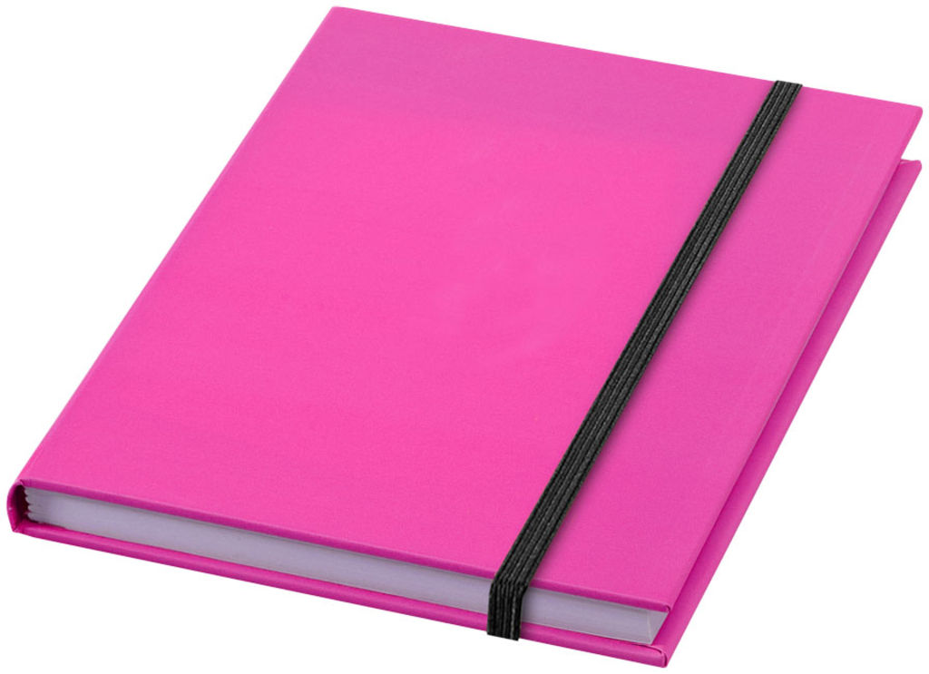 Блокнот Nio А6, колір неоново-рожевий