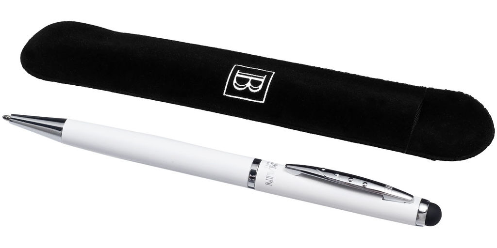 Шариковая ручка-стилус, цвет белый
