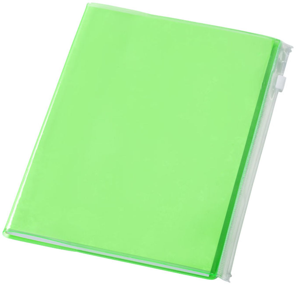 Блокнот Escape А5, колір зелений прозорий