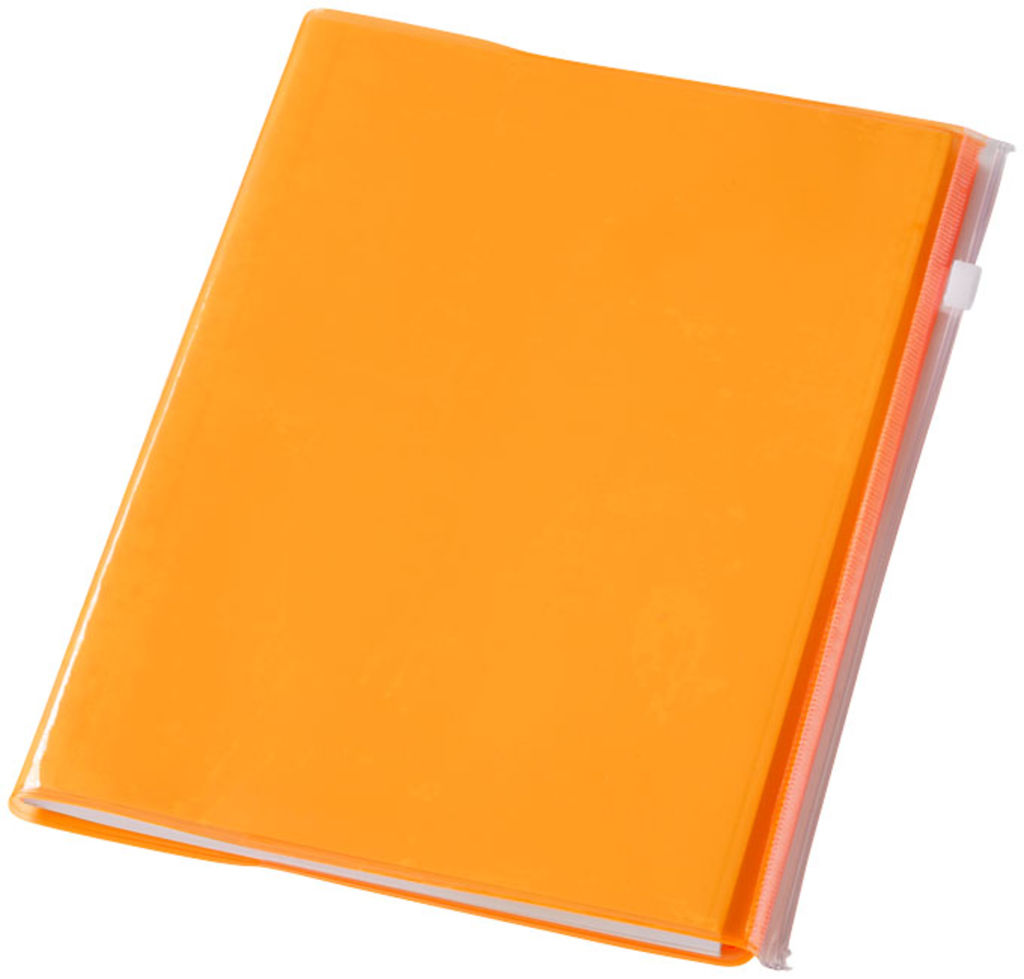 Блокнот Escape А5, колір помаранчевий прозорий