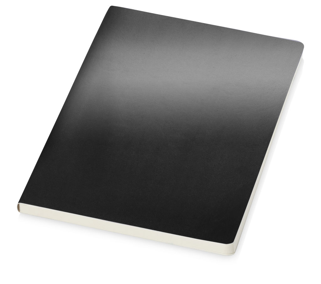 Блокнот Mirror А5, колір суцільний чорний