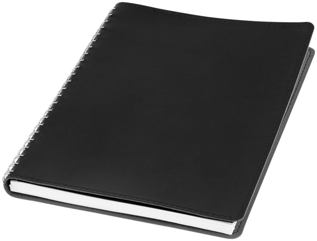 Блокнот Brinc А5, цвет сплошной черный
