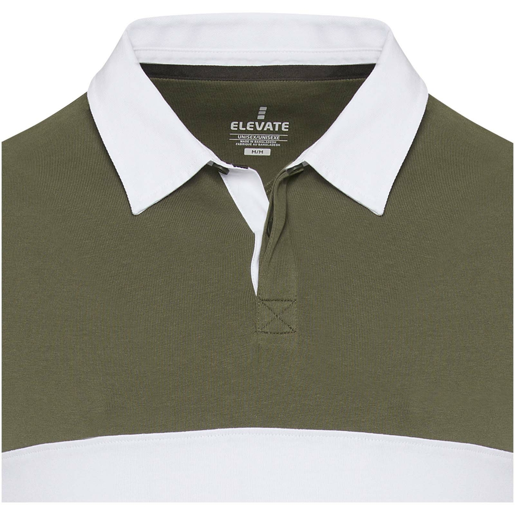 Органічна сорочка-поло Clyde унісекс, колір білий  розмір 3XL - 38237916- Фото №4