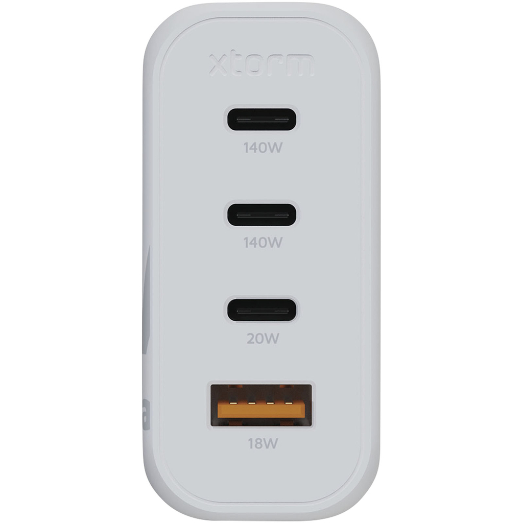 Xtorm XEC140 GaN² Ultra зарядний мережевий пристрій потужністю 140 Вт, колір білий - 12439101- Фото №4
