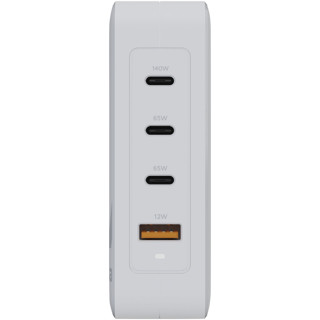 Xtorm XVC2140 GaN Ultra дорожное зарядное устройство мощностью 140 Вт с кабелем USB-C PD мощностью 240 Вт, цвет белый - 12439701- Фото №4 Xtorm XVC2140 GaN Ultra дорожное зарядное устройство мощностью 140 Вт с кабелем USB-C PD мощностью 240 Вт, цвет белый - 12439701- Фото №4