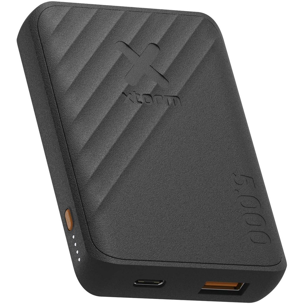 Xtorm Go2 портативное зарядное устройство с быстрой зарядкой, 12 Вт, 5000 мАч, цвет сплошной черный - 12440990- Фото №1