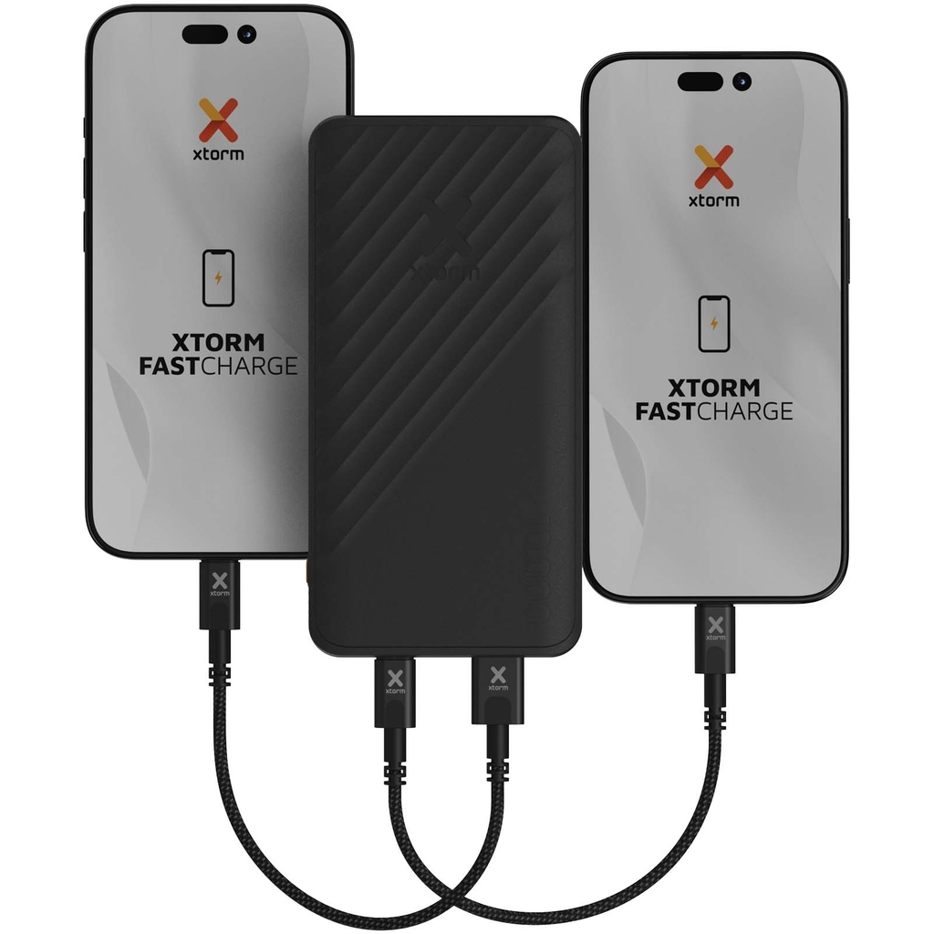 Xtorm XG210 Go2 портативное зарядное устройство с быстрой зарядкой, 15 Вт, 10 000 мАч, цвет сплошной черный - 12441190- Фото №5
