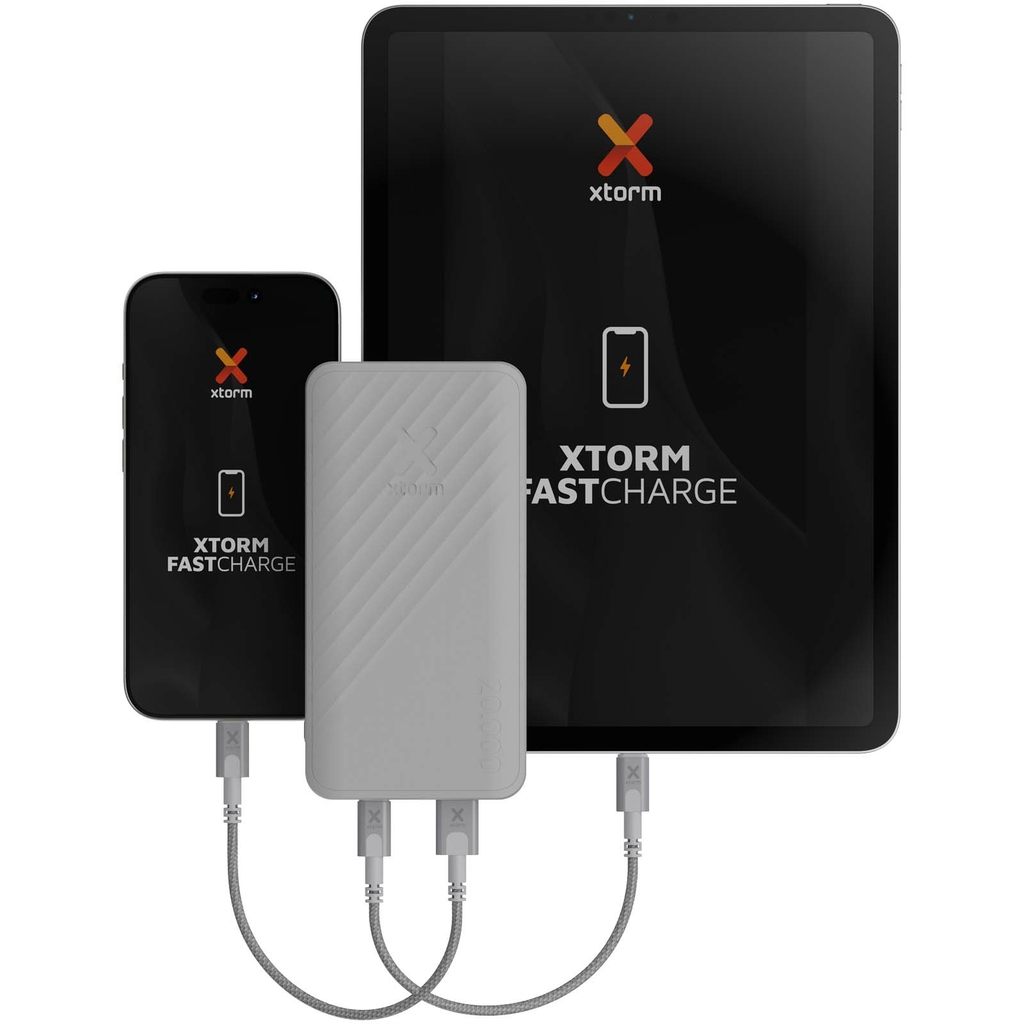 Xtorm XG220 Go2 портативное зарядное устройство с быстрой зарядкой, 15 Вт, 20 000 мАч, цвет белый - 12441262- Фото №7