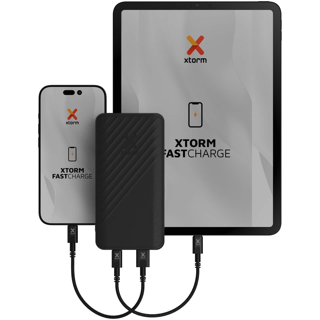 Xtorm XG220 Go2 портативное зарядное устройство с быстрой зарядкой, 15 Вт, 20 000 мАч, цвет сплошной черный - 12441290- Фото №7