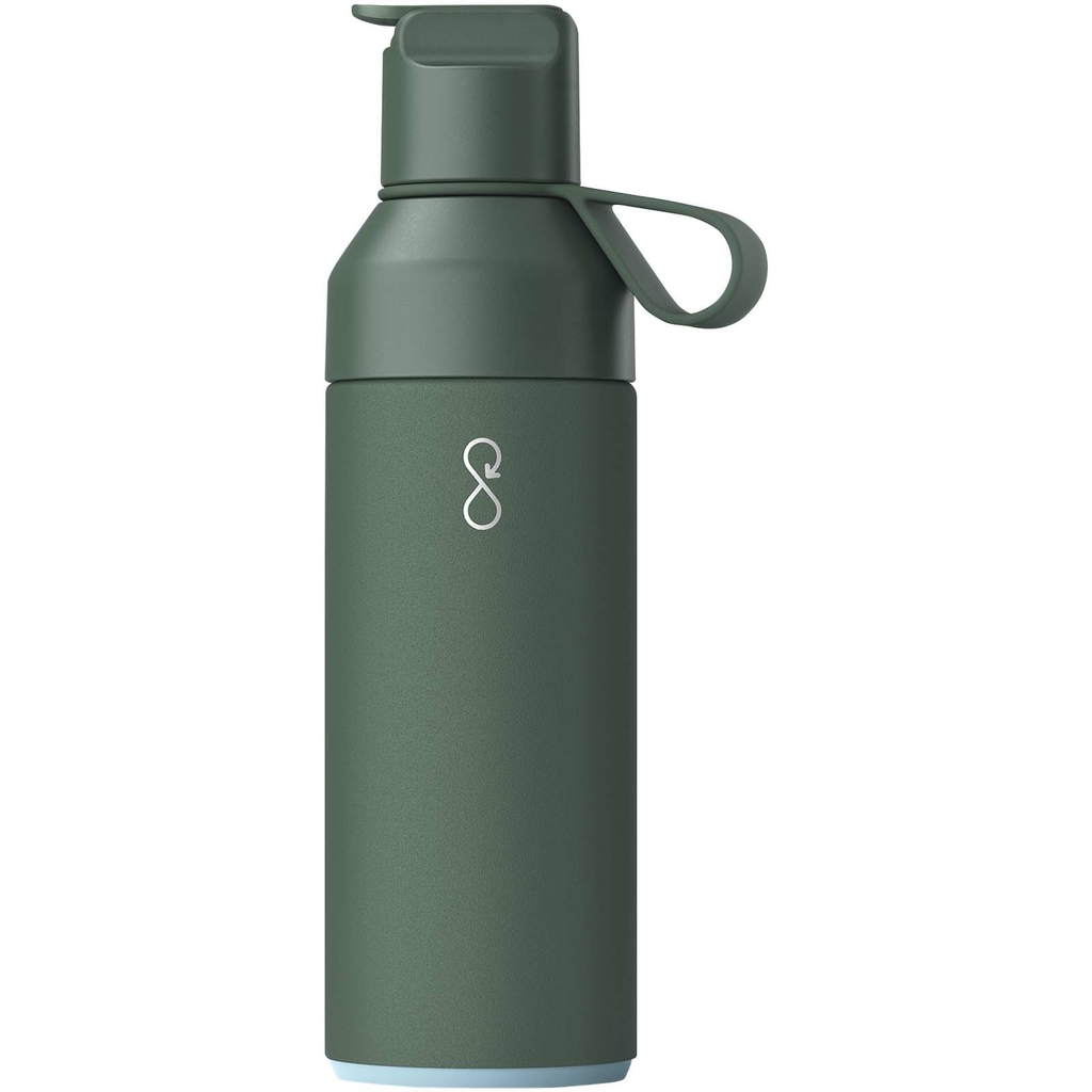 Пляшка-термос для води Ocean Bottle GO об'ємом 500 мл, колір зелений - 10081664- Фото №1