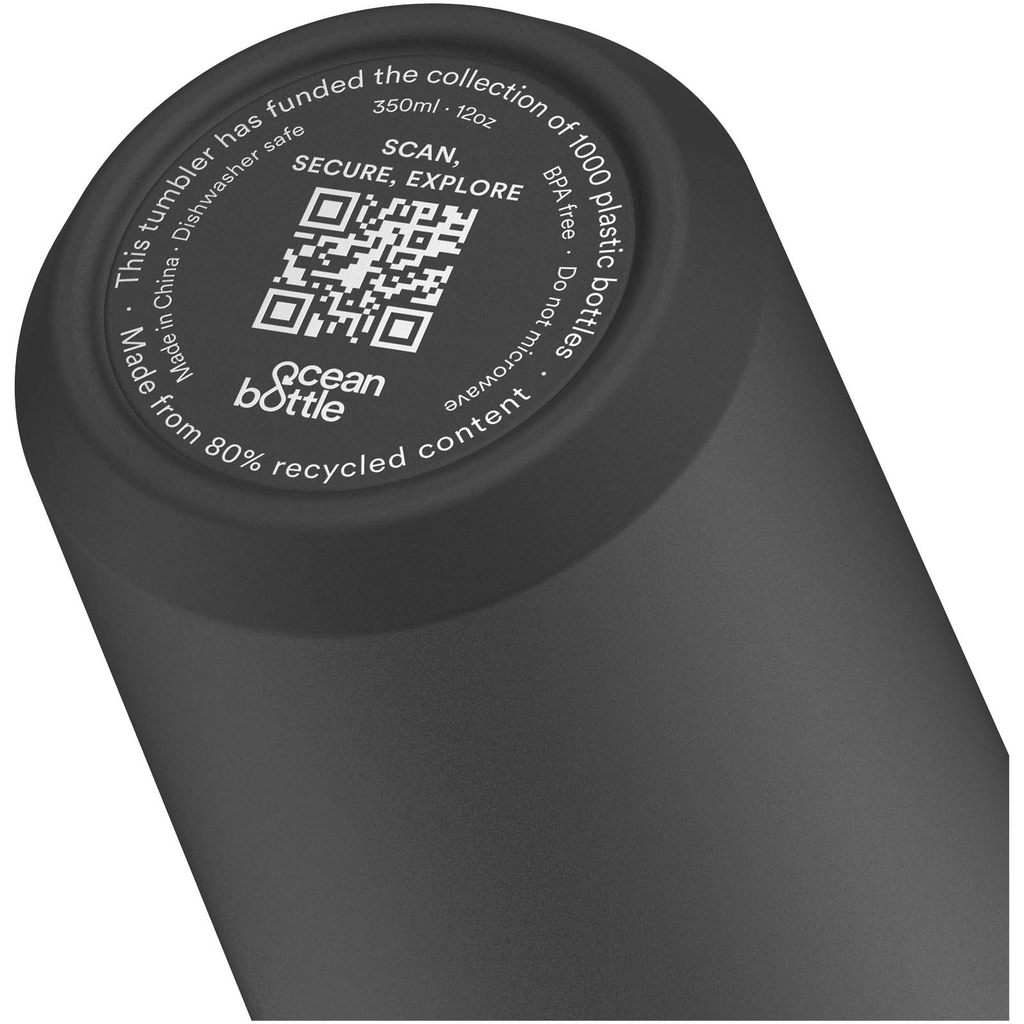 Ocean Bottle термостакан объемом 350 мл, цвет черный - 10081890- Фото №8