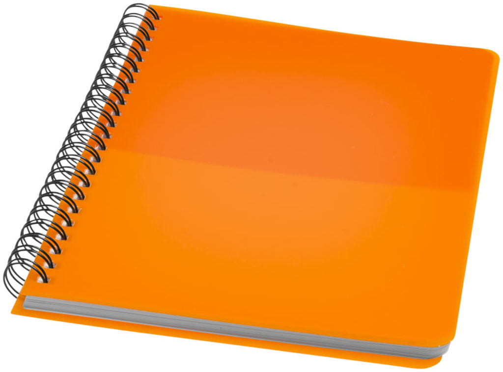 Блокнот Colour Block А5, цвет оранжевый
