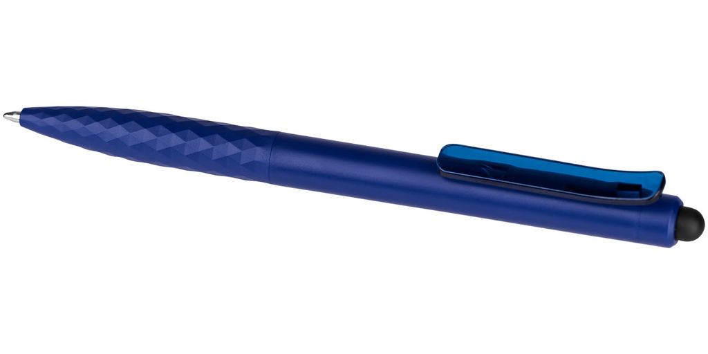 Кулькова ручка-стилус Tri Click Clip, колір темно-синій