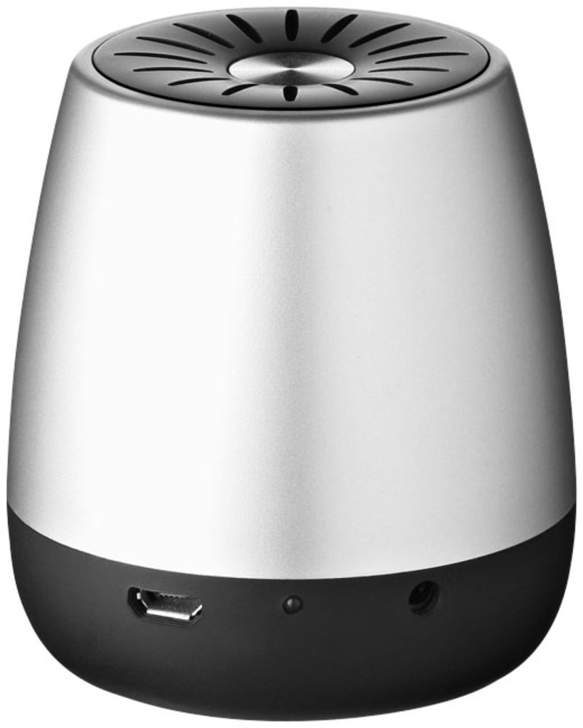 Колонка Padme Bluetooth, цвет серебряный, сплошной черный - 10821603- Фото №3