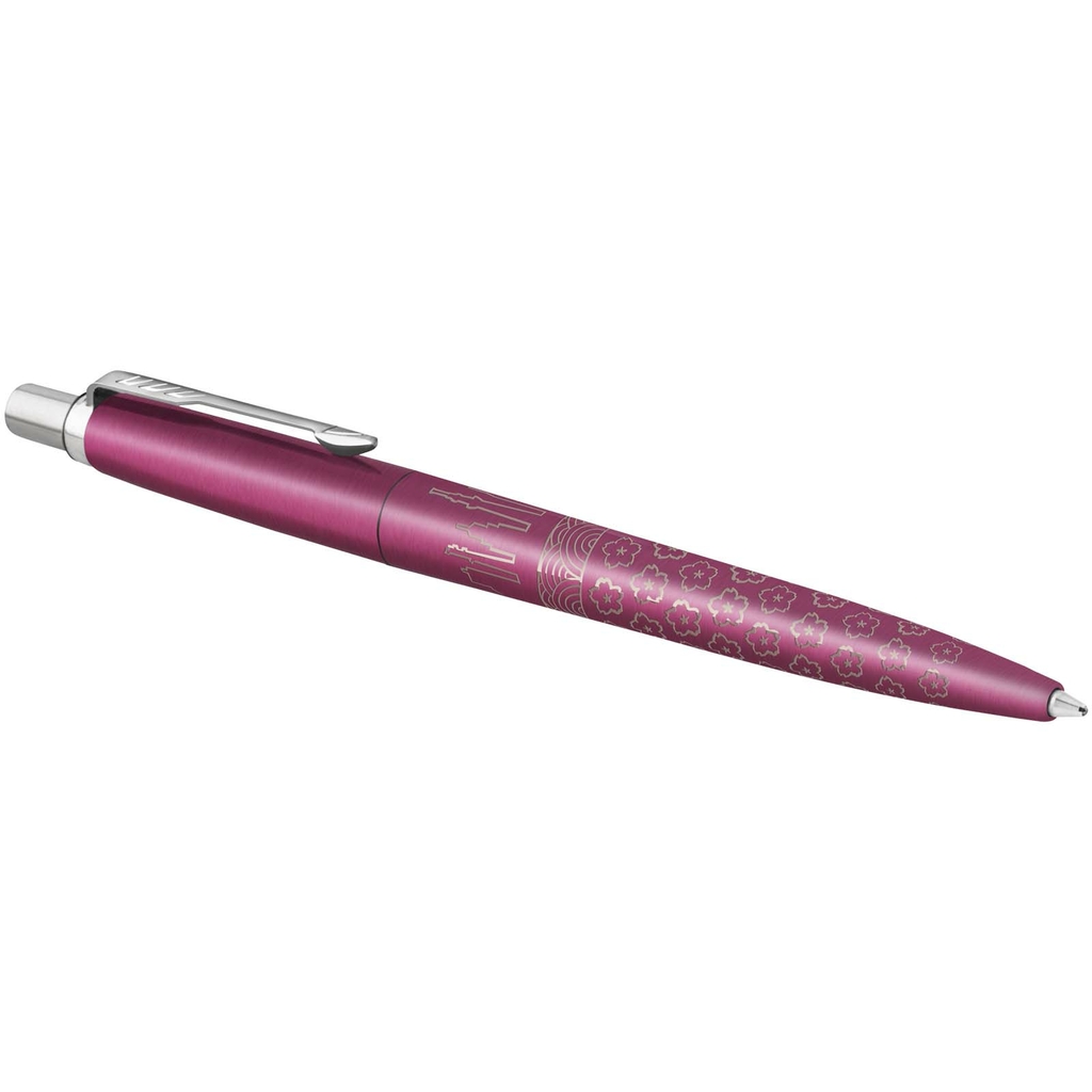 Parker Jotter SE Global Icons шариковая ручка, цвет розовый - 10793341- Фото №4