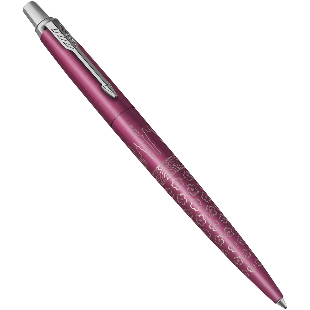 Parker Jotter SE Global Icons шариковая ручка, цвет розовый - 10793341- Фото №5