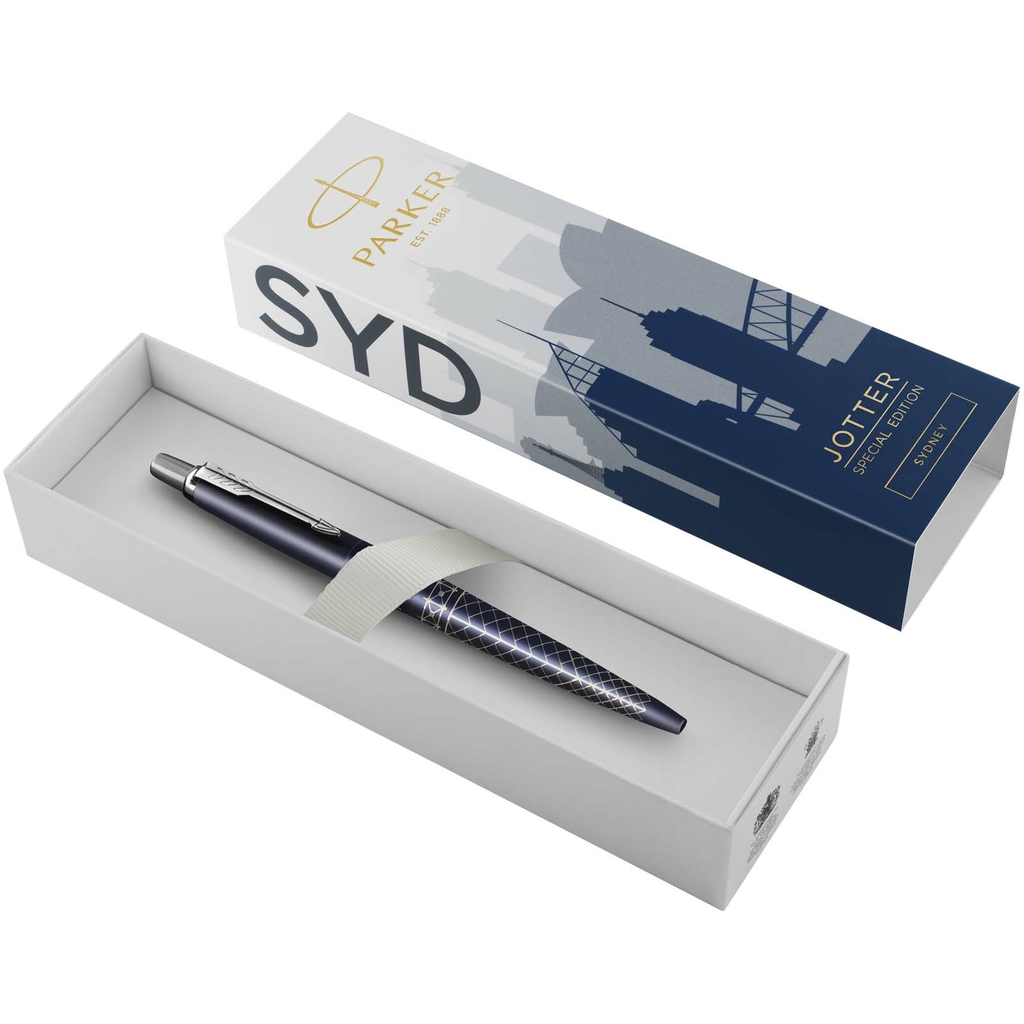Parker Jotter SE Global Icons кулькова ручка, колір синій - 10793352- Фото №1