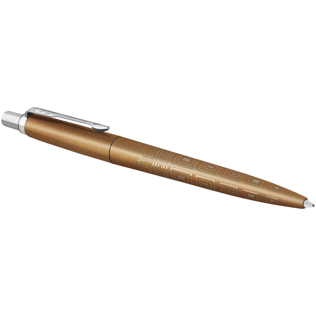 Parker Jotter SE Global Icons кулькова ручка, колір бронза - 10793371- Фото №4