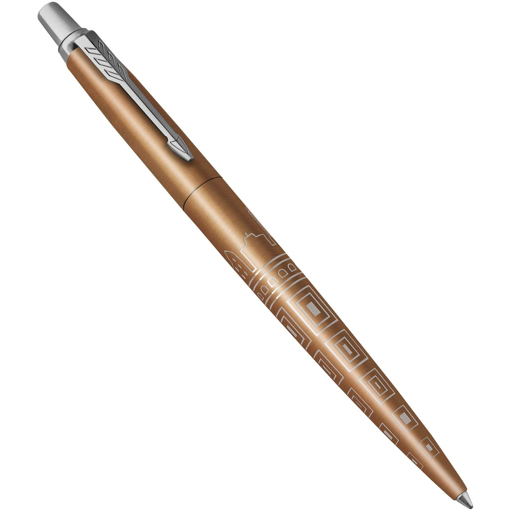 Parker Jotter SE Global Icons кулькова ручка, колір бронза - 10793371- Фото №5