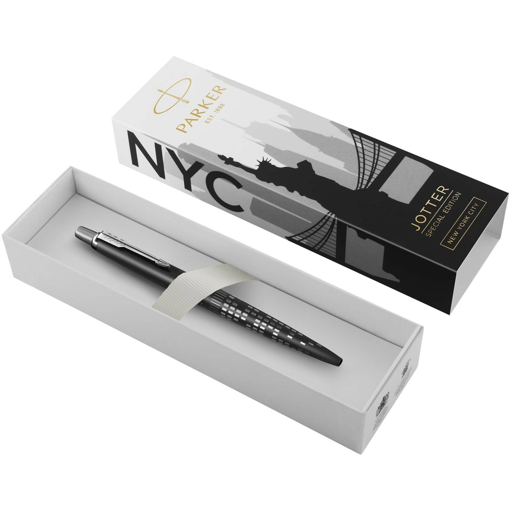 Parker Jotter SE Global Icons кулькова ручка, колір хром - 10793380- Фото №1