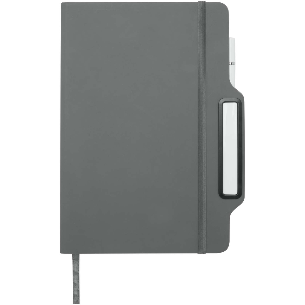 Nexus блокнот формату А5 у твердій обкладинці з ручкою та олівцем, колір сірий - 10796982- Фото №3 Nexus блокнот формату А5 у твердій обкладинці з ручкою та олівцем, колір сірий - 10796982- Фото №3
