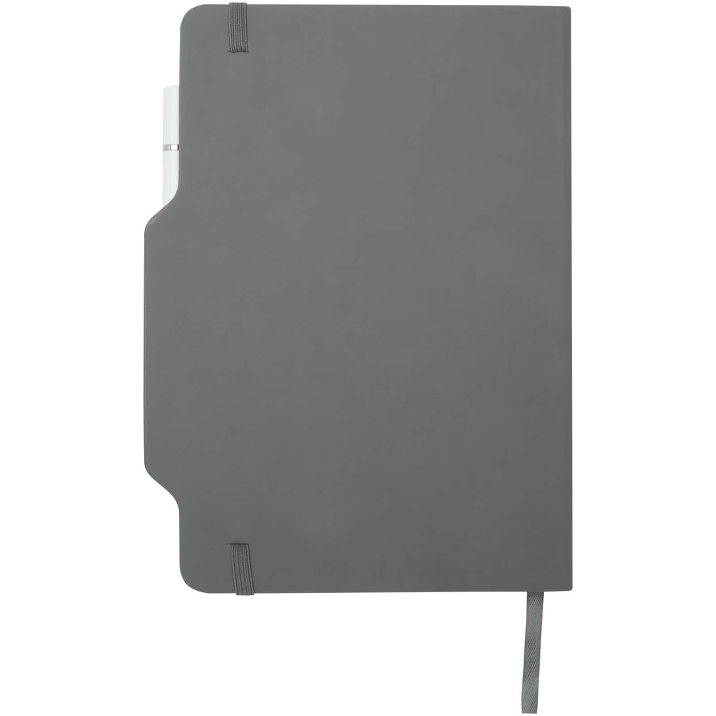 Nexus блокнот формату А5 у твердій обкладинці з ручкою та олівцем, колір сірий - 10796982- Фото №4 Nexus блокнот формату А5 у твердій обкладинці з ручкою та олівцем, колір сірий - 10796982- Фото №4