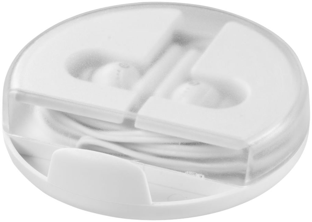 Навушники Storm і підставка для смартфона, колір білий прозорий