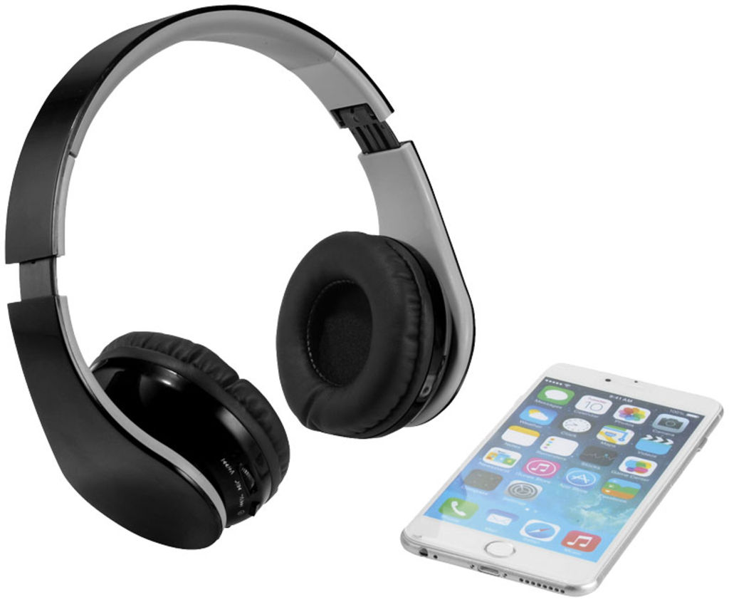 Навушники Rhea з функцією Bluetooth®, колір суцільний чорний