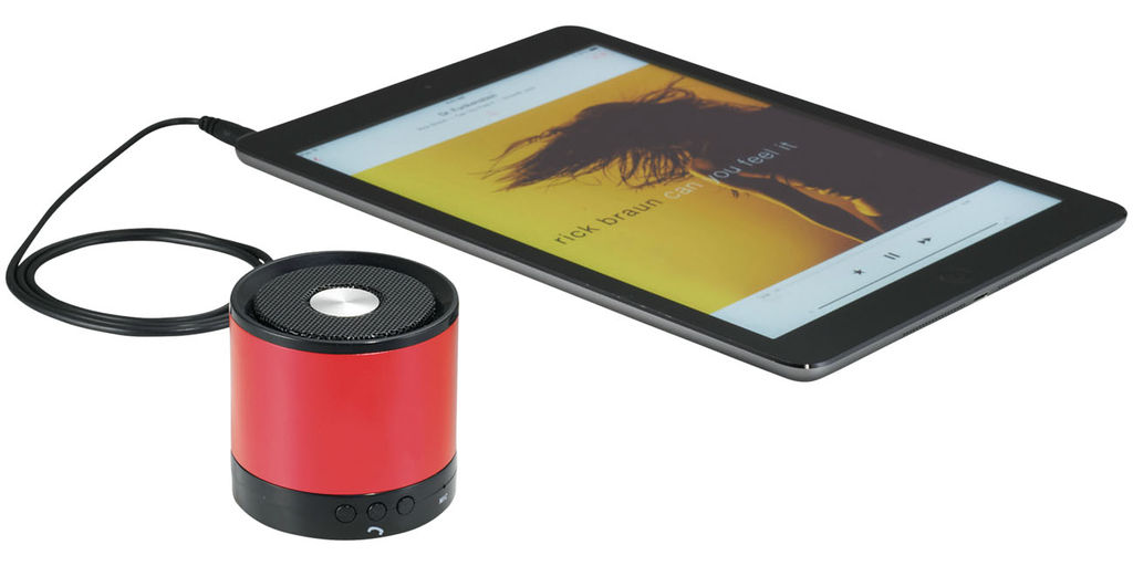 Колонка Greedo с функцией Bluetooth, цвет красный - 10826404- Фото №4 Колонка Greedo с функцией Bluetooth, цвет красный - 10826404- Фото №4