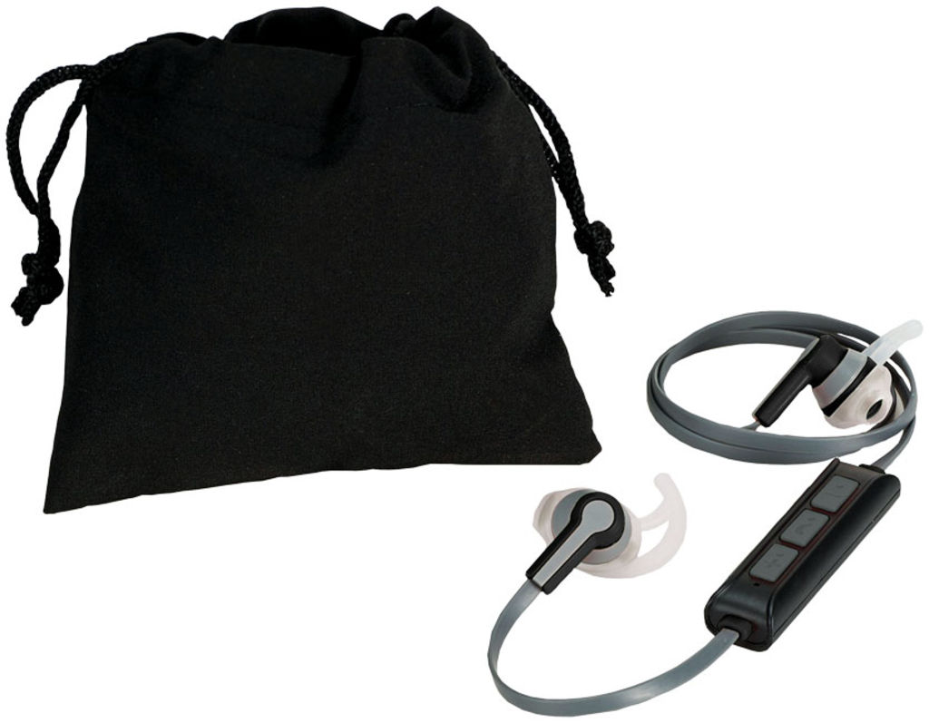 Наушники Boom Bluetooth, цвет сплошной черный, серый