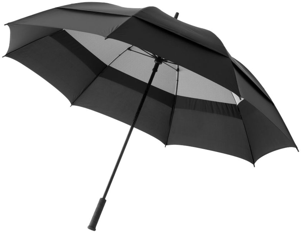 Зонт штормовой Cardiff  30'', цвет сплошной черный