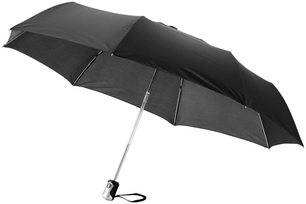 Зонт автоматический 21'', цвет сплошной черный